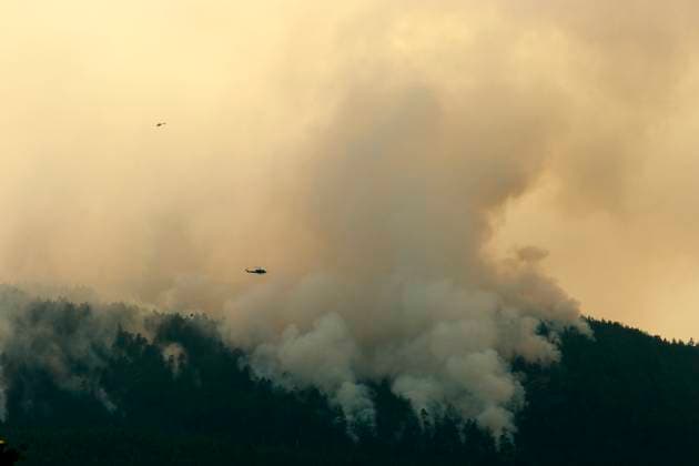 Canada, forest fires in British Columbia