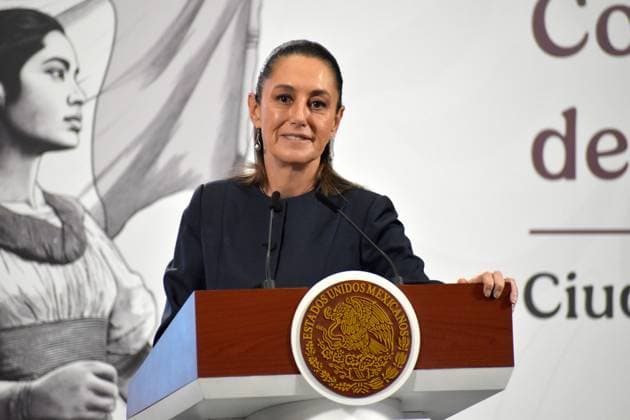 Mexico, Claudia Sheinbaum Press conference in Mexico City