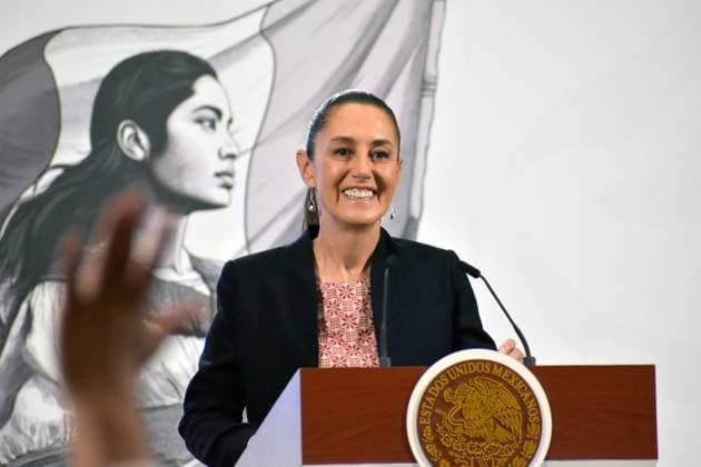 Mexico, Claudia Sheinbaum Press conference in Mexico City