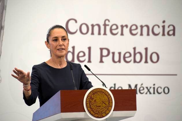 Mexico, Claudia Sheinbaum Press conference in Mexico City