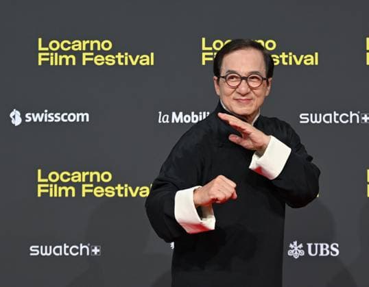 Locarno Film Festival, Jackie Chan receives Lifetime Achievement Award