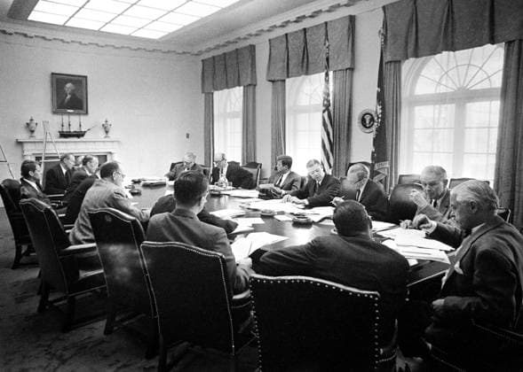 IMAGO International History, Archive, Cold War, Cuban Missile Crisis 1962, US President John F. Kennedy