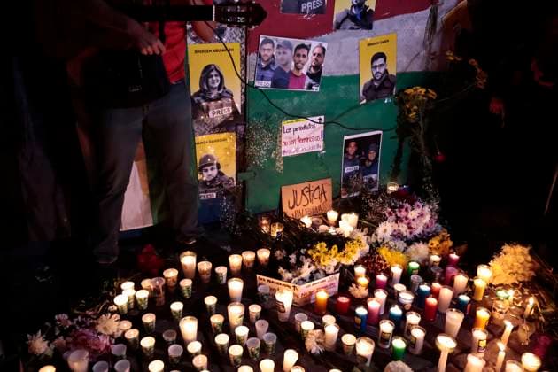 Mexico, Al Jazeera journalists commemorate murdered correspondent