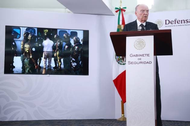 Mexico, press conference on the extradition of 26 prisoners to the USA