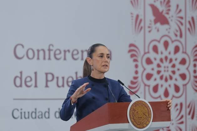 Mexico, Claudia Sheinbaum Press conference in Mexico City