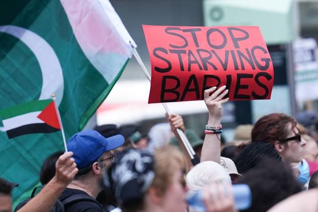 Canada, Pro-Palestinian protest in Toronto