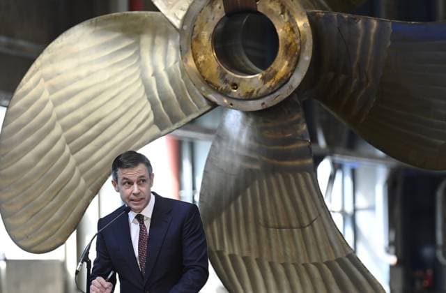 Finland, start of construction of a Polar Max icebreaker for Canada at Helsinki Shipyard