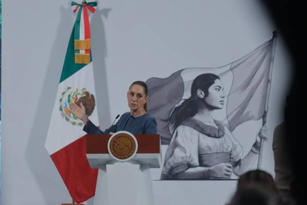 Mexico, Claudia Sheinbaum Press conference in Mexico City
