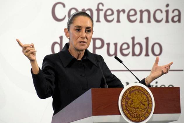 Mexico, Claudia Sheinbaum Press conference in Mexico City