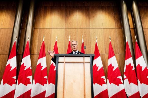 Canada, Mark Carney press conference in Ottawa