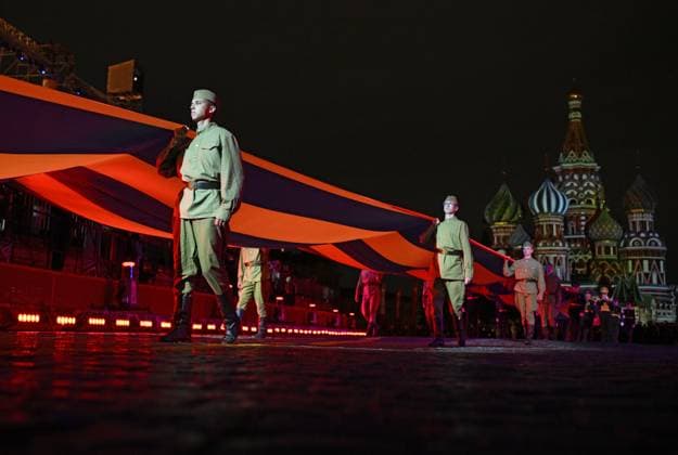 Russia, Military Music Festival in Moscow