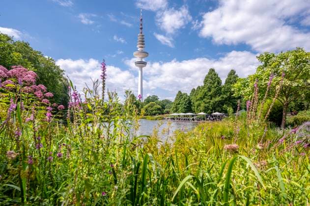 Travel, Parks and Gardens, Germany, Planten un Blomen in Hamburg
