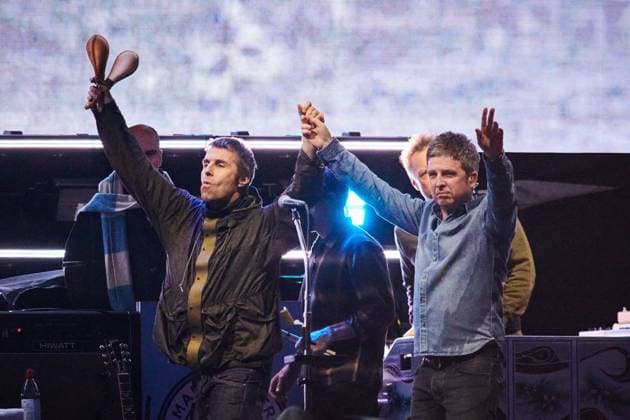 Oasis are inducted into the Rock and Roll Hall of Fame, archive pictures
