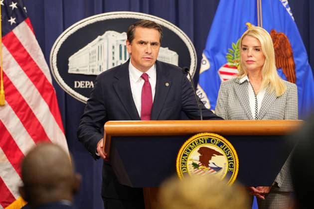 USA, Todd Blanche to take over duties from dismissed Minister of Justice for the time being, archive images