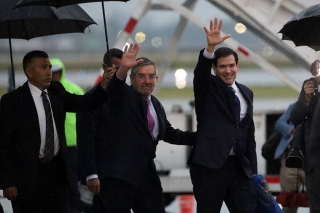 Mexico City, Marco Rubio visits Mexico