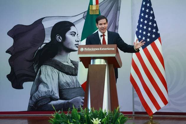 Mexico, Marco Rubio visits Mexico City