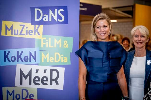 Netherlands, Queen Maxima at the launch of a music education project in Leiden