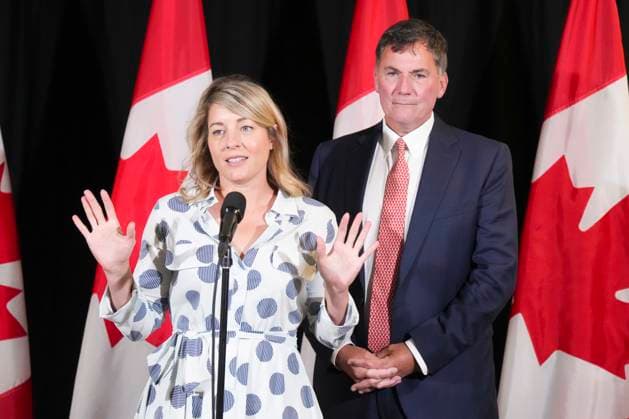 Canada, Melanie Joly Press conference in Toronto