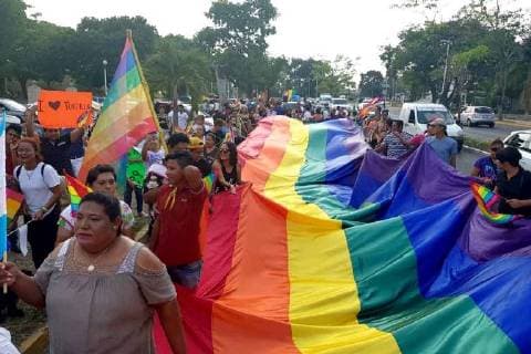 Mexico, LGBT Demo in Tabasco