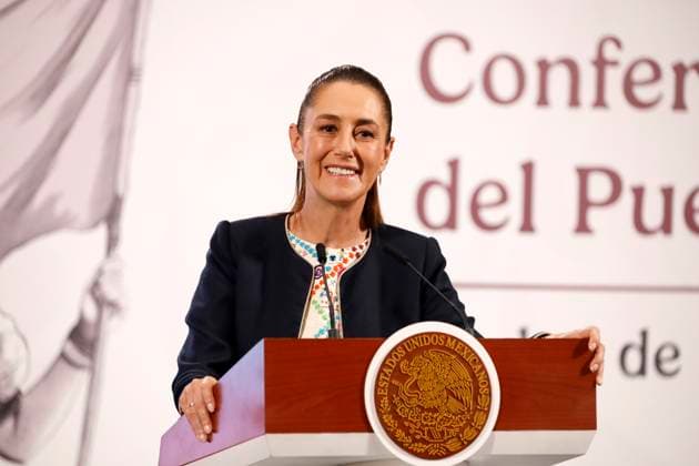 Mexico, Claudia Sheinbaum Press conference in Mexico City