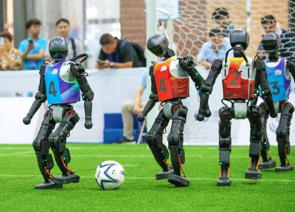 China, Robot Football World Cup in Qingdao