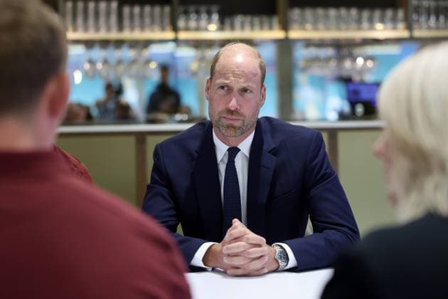 Prince William visits the Mental Health Hub of the Jac Lewis Foundation in Cardiff