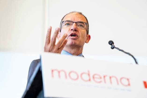 Canada, Moderna press conference in Laval