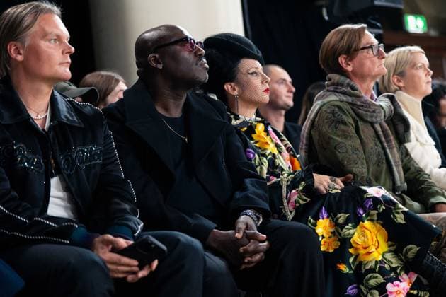 London Fashion Week, guests of the Richard Quinn fashion show