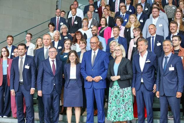 Berlin, startsocial 2025 award ceremony with Friedrich Merz