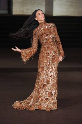Milan Fashion Week, guests at the Gucci fashion show