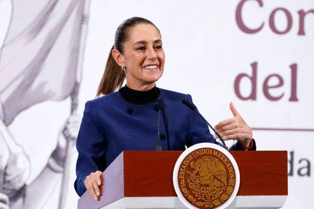 Mexico, Claudia Sheinbaum Press conference in Mexico City