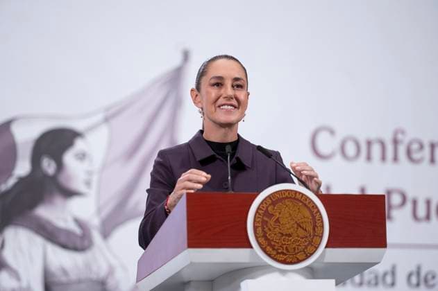 Mexico, Claudia Sheinbaum Press conference in Mexico City