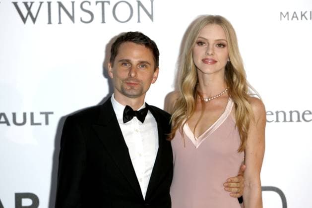 Muse frontman Matthew Bellamy files for divorce from Elle Evans, archive photos