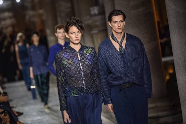 Milan Fashion Week, Giorgio Armani fashion show