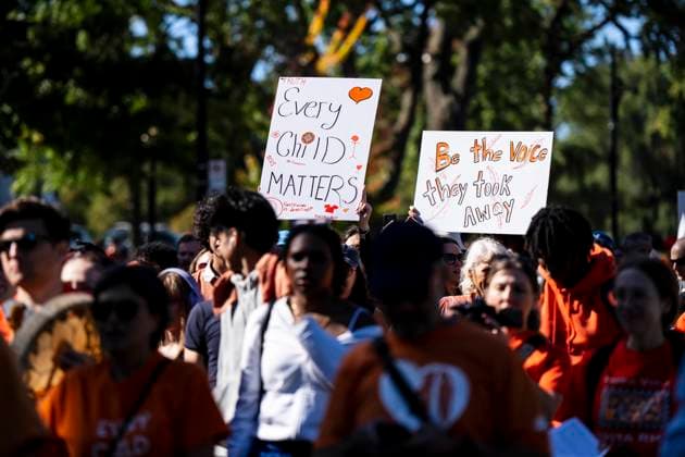 Canada, National Day for Truth and Reconciliation, Nationwide celebrations
