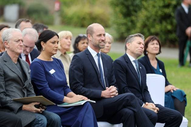 Prince of Wales at the opening ceremony of the worlds first memorial to humanitarian aid workers in London