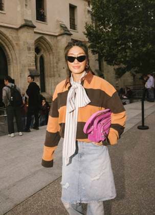 Paris Fashion Week, guests of the Acne Studios fashion show