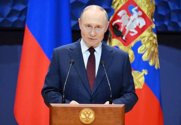Russia, Vladimir Putin at award ceremony in Sochi