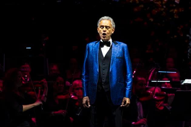 Milano Cortina 2026, Andrea Bocelli performs at the opening ceremony of the Winter Olympics in Milan, archive pictures