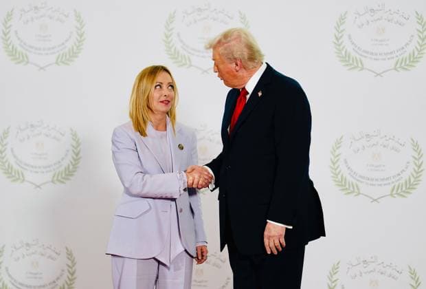 Donald Trump attacks Giorgia Meloni after dispute over pope's polemics, archive images