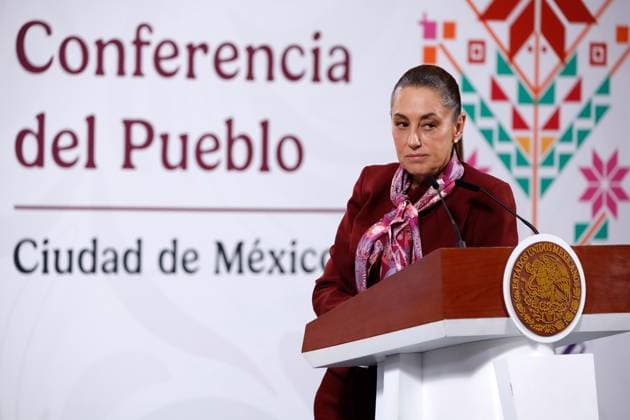 Mexico, Claudia Sheinbaum Press conference in Mexico City