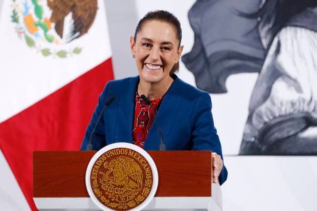 Mexico, Claudia Sheinbaum Press conference in Mexico City