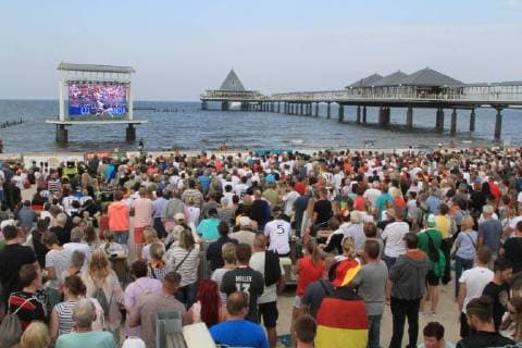 World Cup 2018, football beach in Heringsdorf
