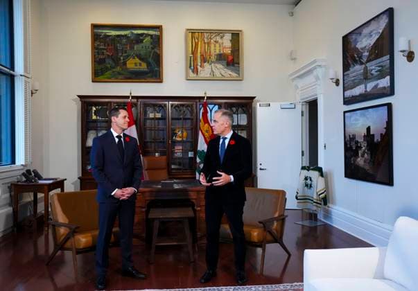 Canada, Mark Carney meets Rob Lantz in Ottawa