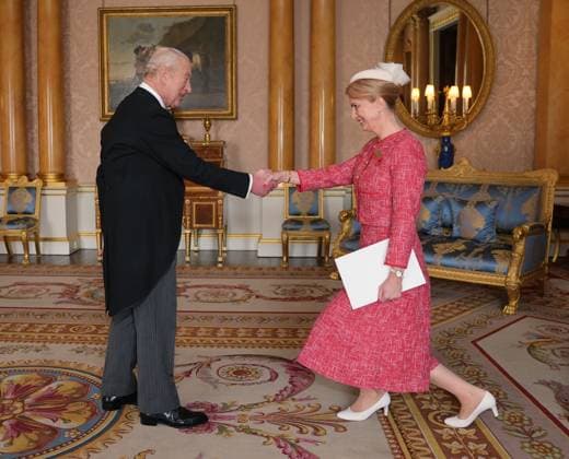 Audience with King Charles III at Buckingham Palace