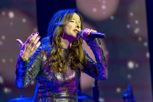 German Sports Press Ball in Frankfurt am Main, Vicky Leandros performance