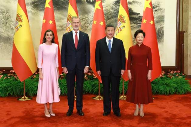 China, state visit by King Felipe and Queen Letizia of Spain to Beijing