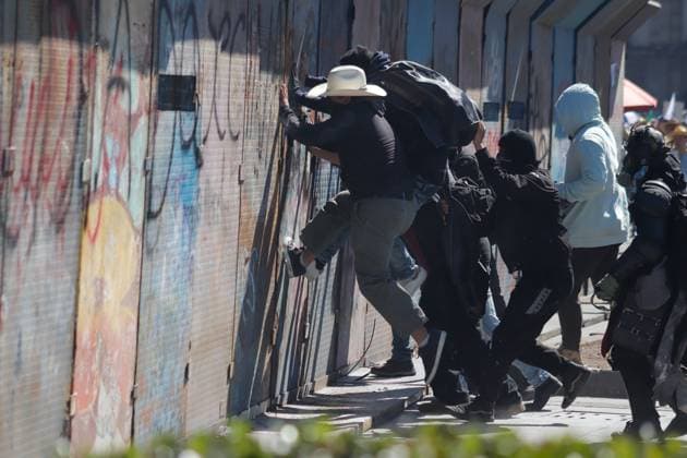 Riots at Gen-Z protest in Mexico City