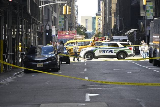 Pro football player Kris Boyd shot in New York, investigation in Midtown