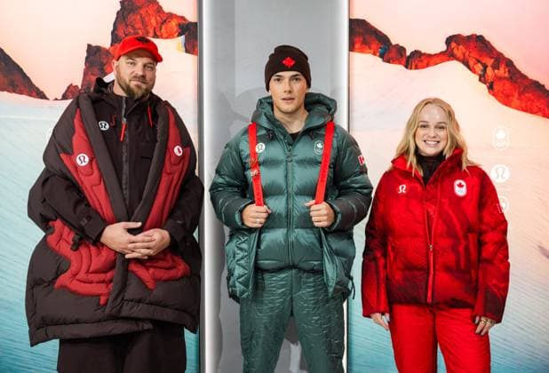 Team Canada presents Lululemon collection for the Winter Olympics in Milan Cortina